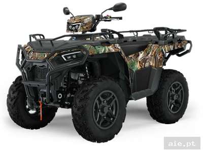 SPORTSMAN 570 EPS TRACTOR/ZUG HUNTER EDITION (R01)