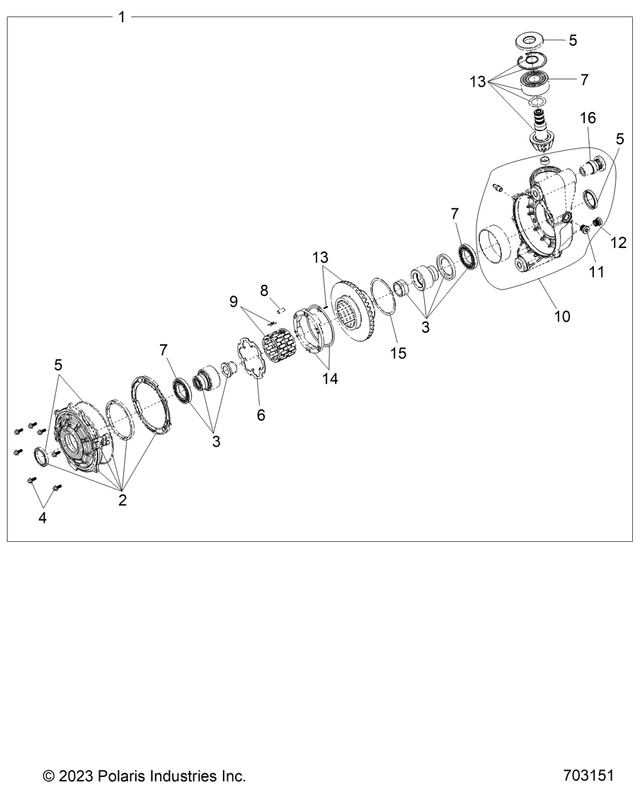 Foto diagrama Polaris que contem a peça 3239525