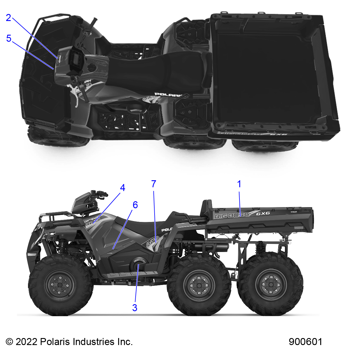 Part Number : 7184943 DECAL-BOX SIDE BIG BOSS LH