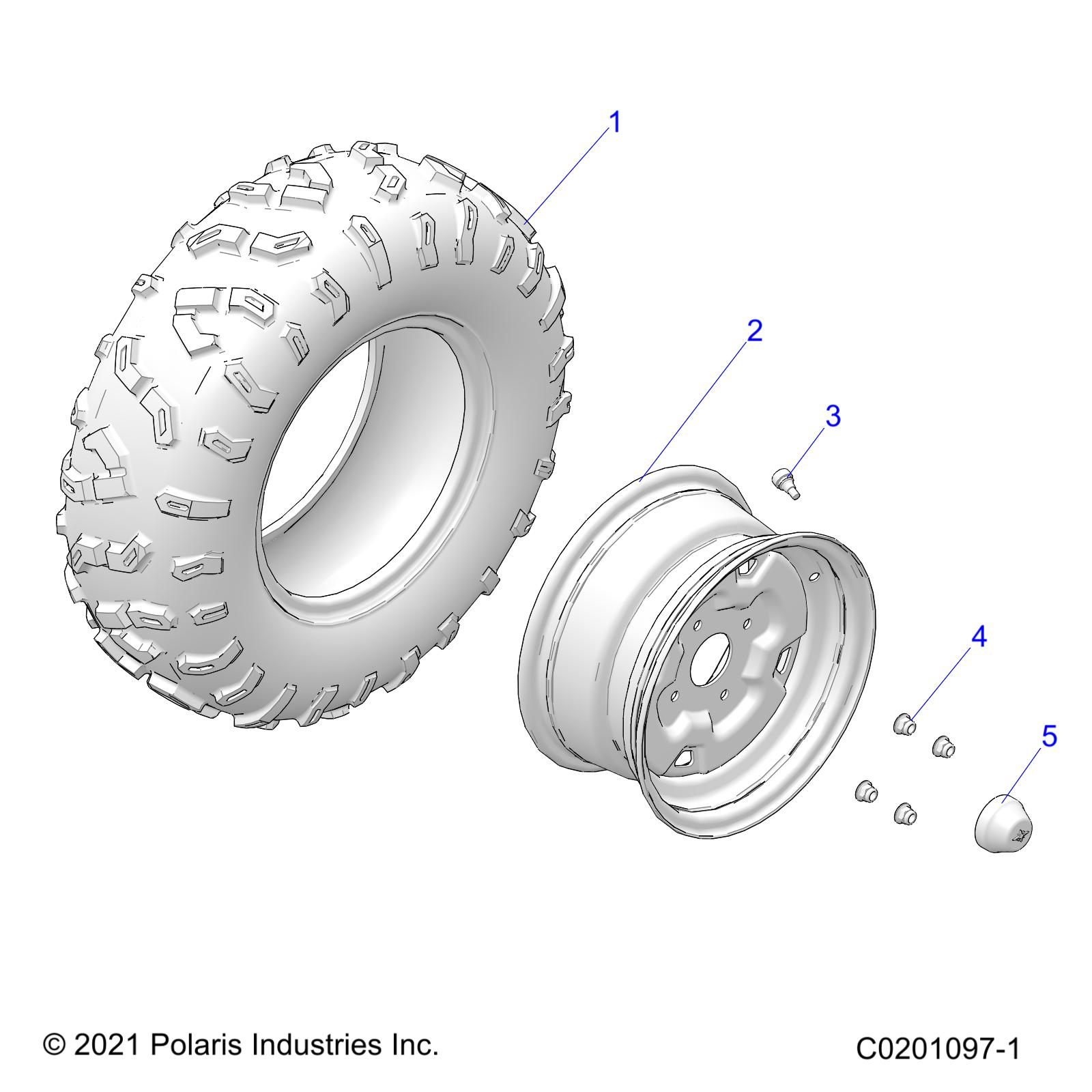 Part Number : 5417295 TIRE-24X8-12