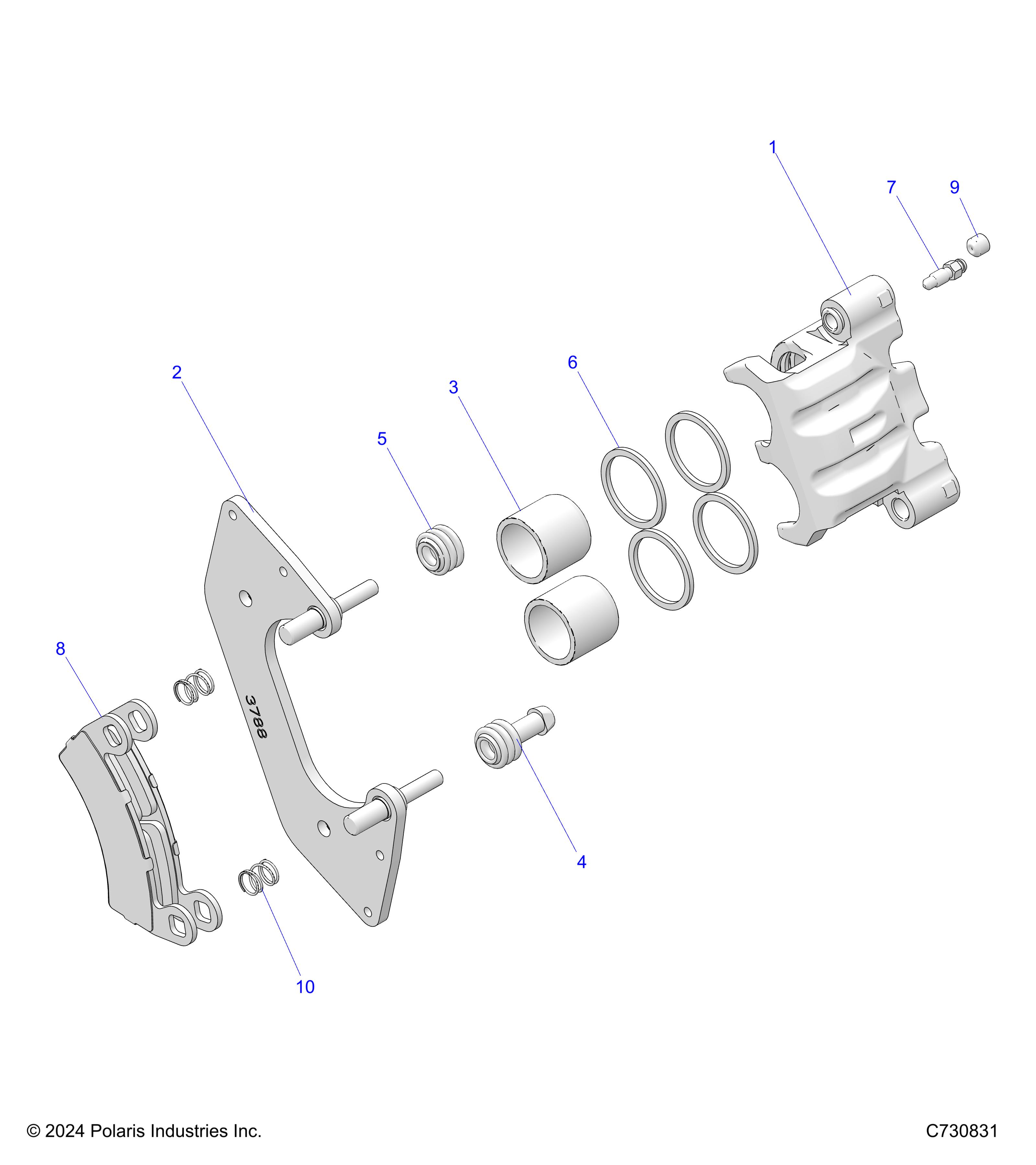 Foto diagrama Polaris que contem a peça 5144966