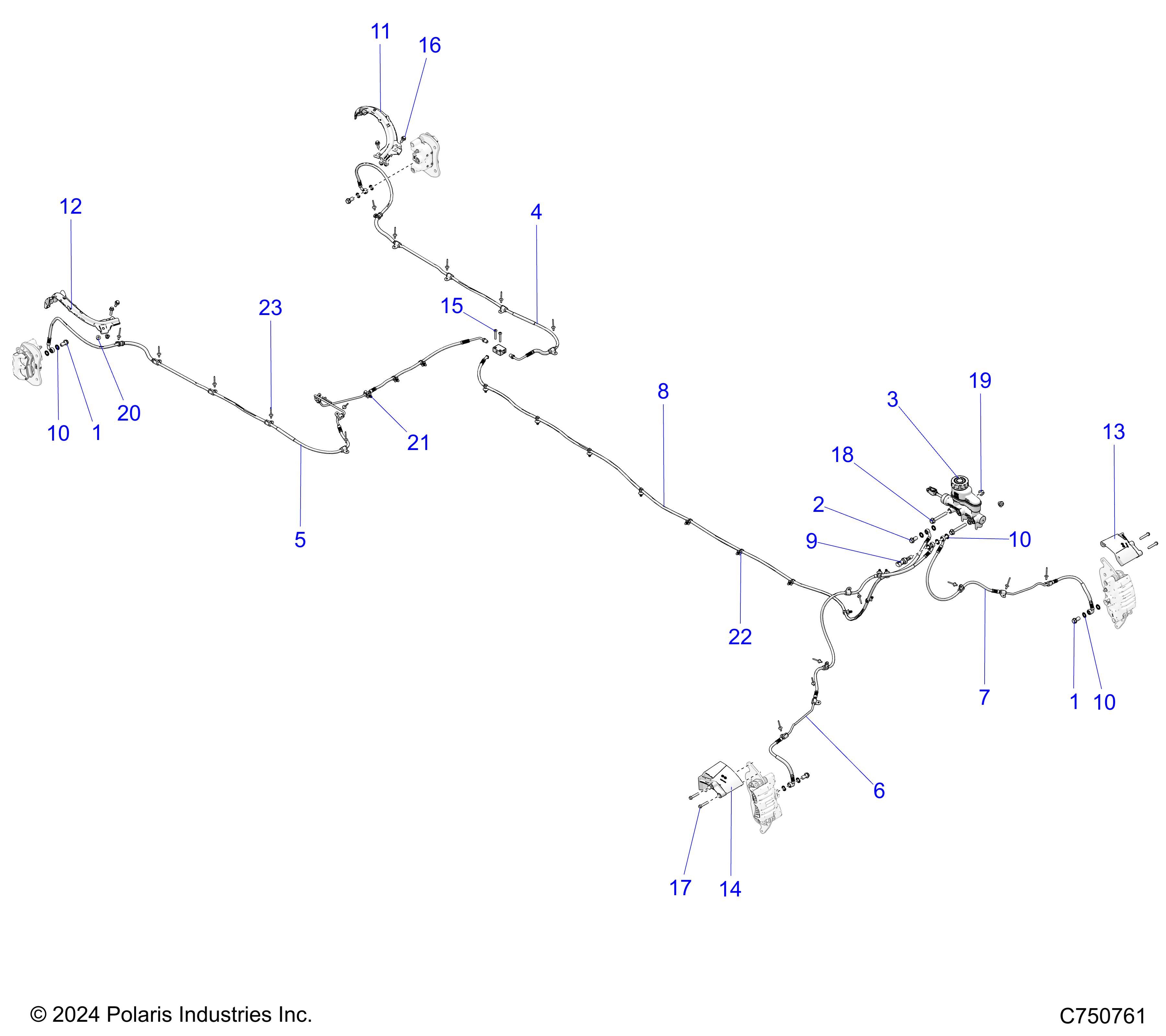 Foto diagrama Polaris que contem a peça 1914367