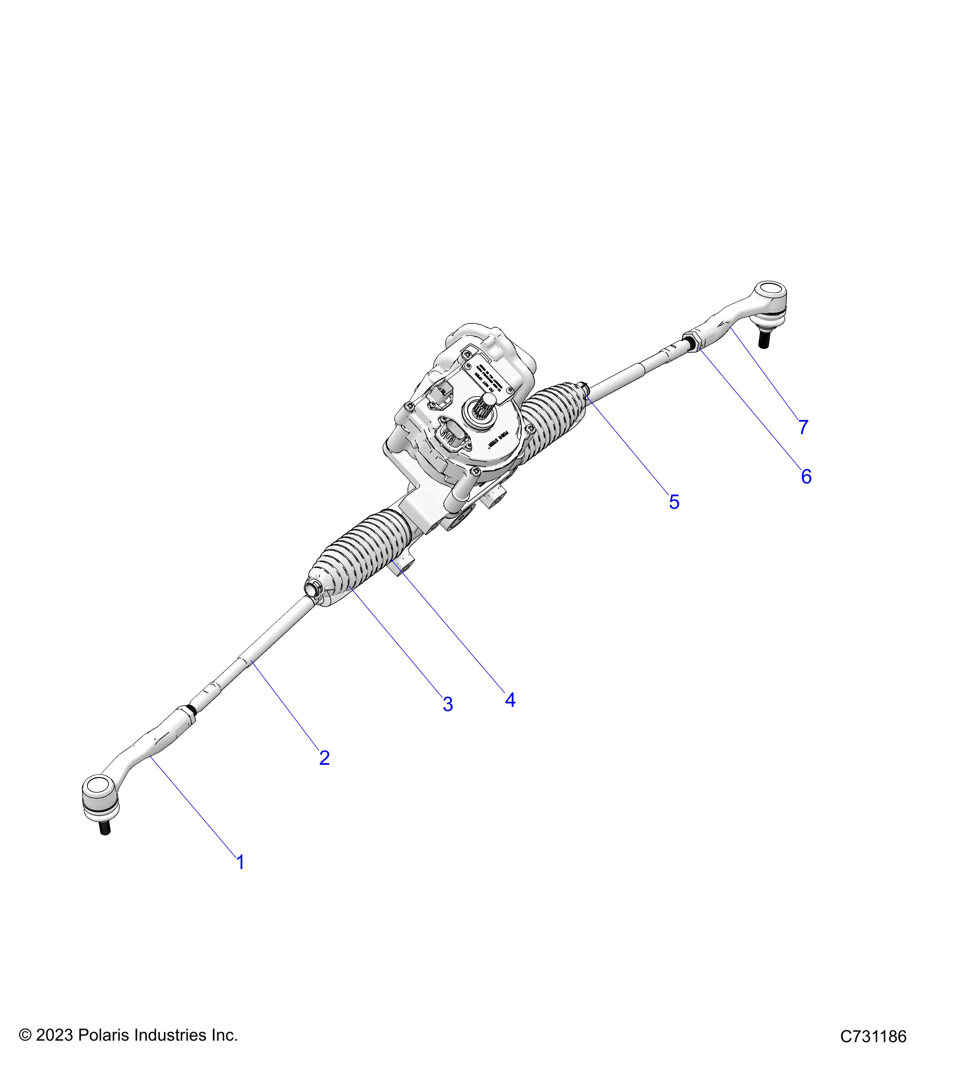 Foto diagrama Polaris que contem a peça 5417939