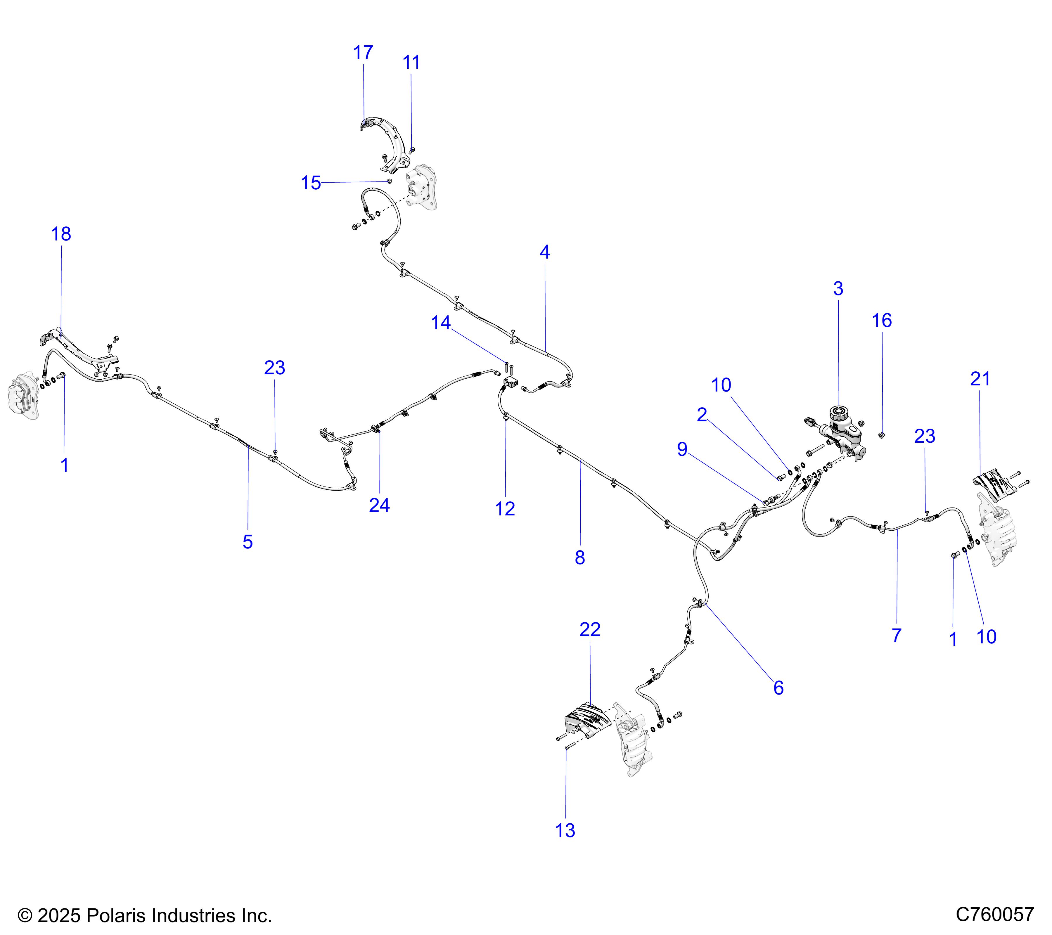 Foto diagrama Polaris que contem a peça 1914366