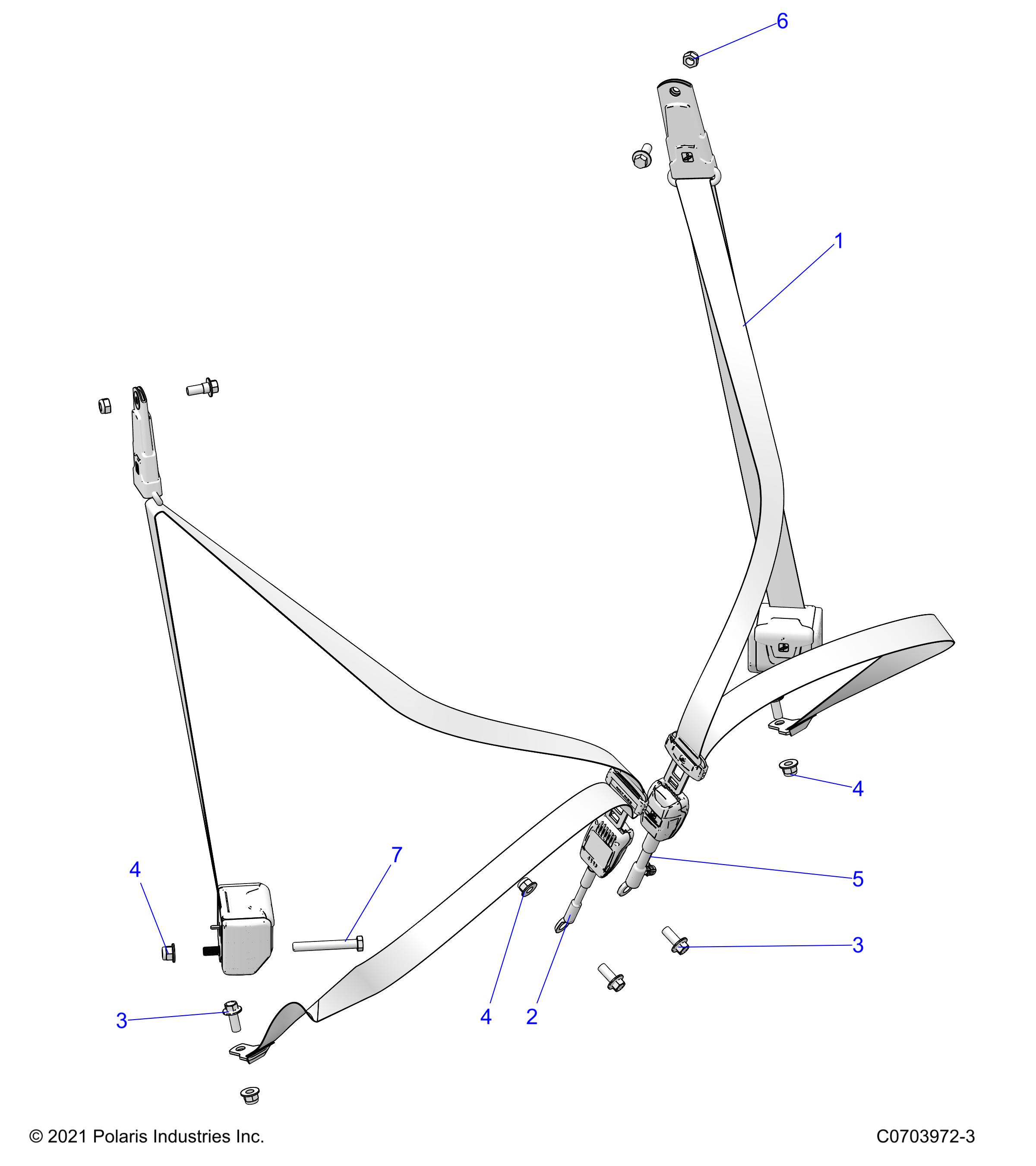 Foto diagrama Polaris que contem a peça 2638203