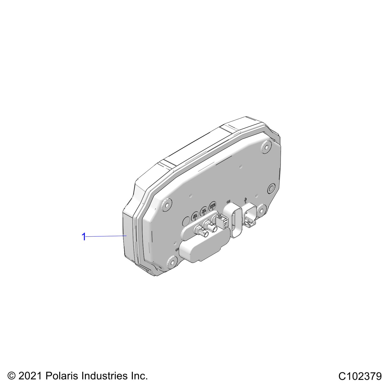 Foto diagrama Polaris que contem a peça 3287024