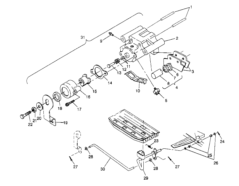 Part Number : 1910156 CAL.ASM REAR BRAKE