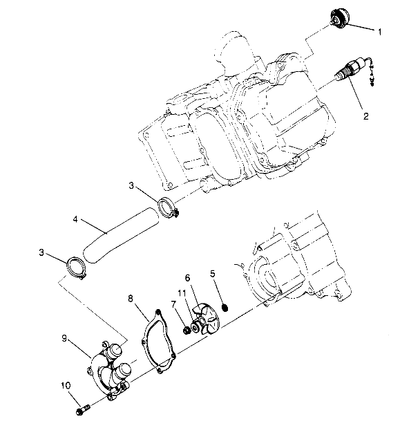 Foto diagrama Polaris que contem a peça 3084936