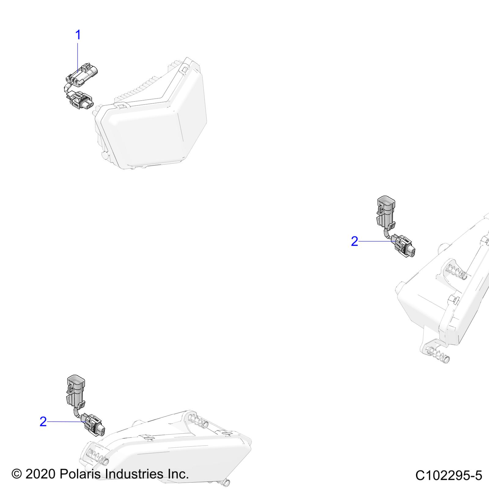 Foto diagrama Polaris que contem a peça 2415398