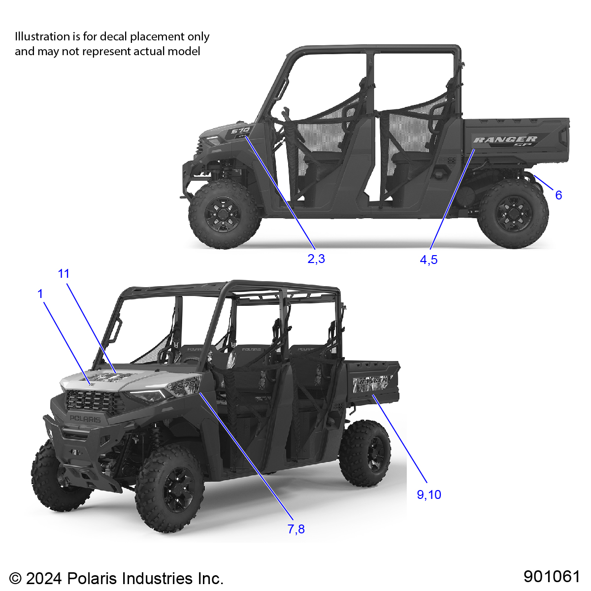 Foto diagrama Polaris que contem a peça 7202013