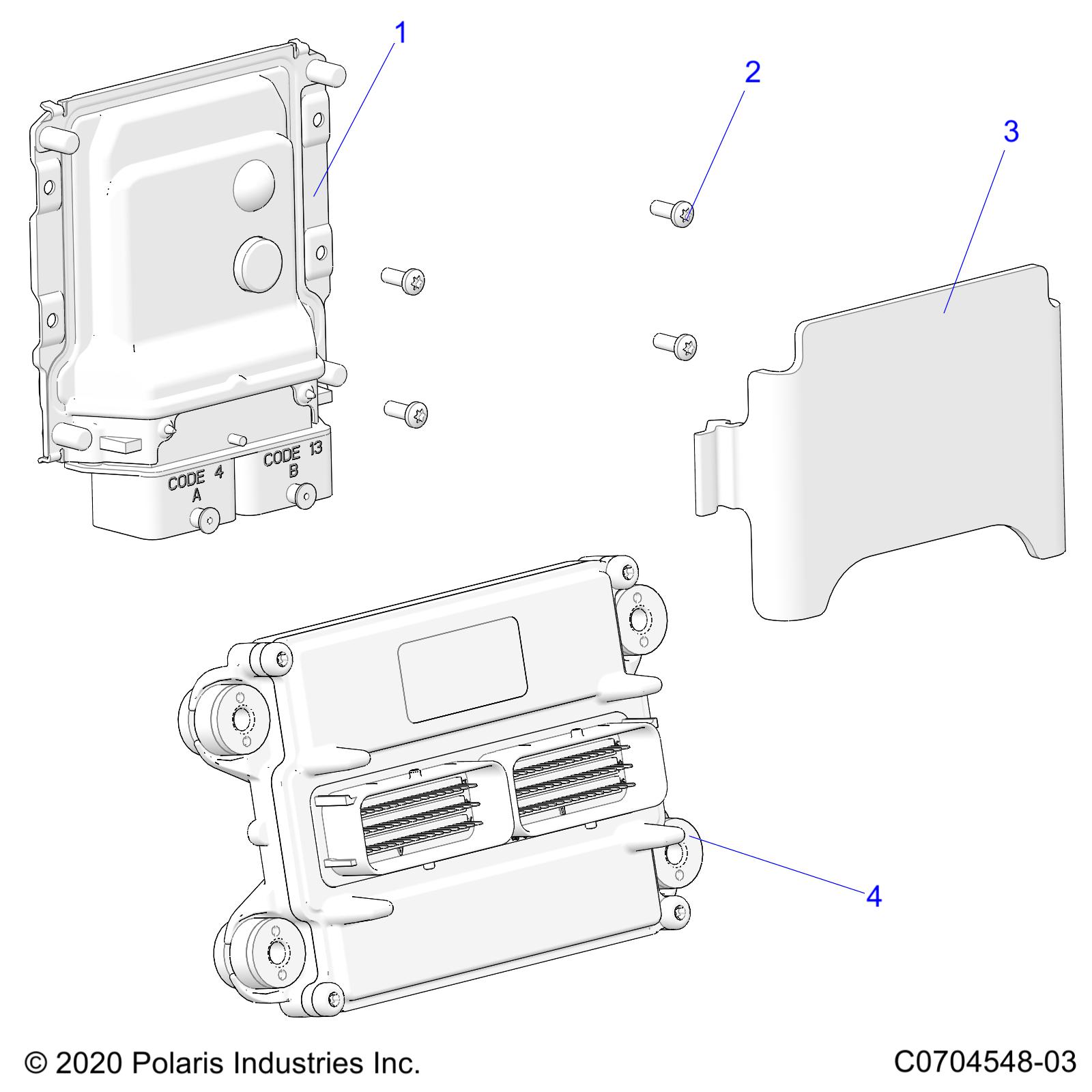 Part Number : 4019039 ECM-NO START MG1