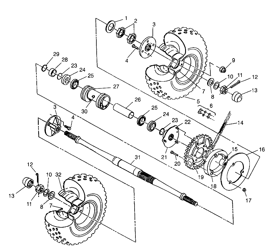 Part Number : 5131284 HUB R.WHEEL