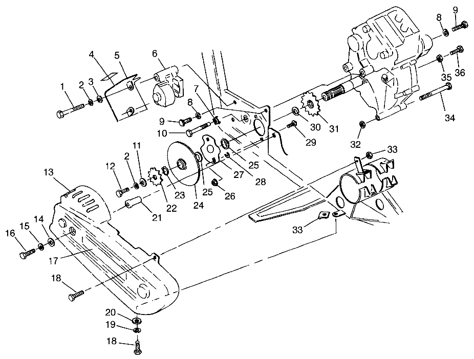 Part Number : 5432254 GUARD CTR.CHAIN NOR.