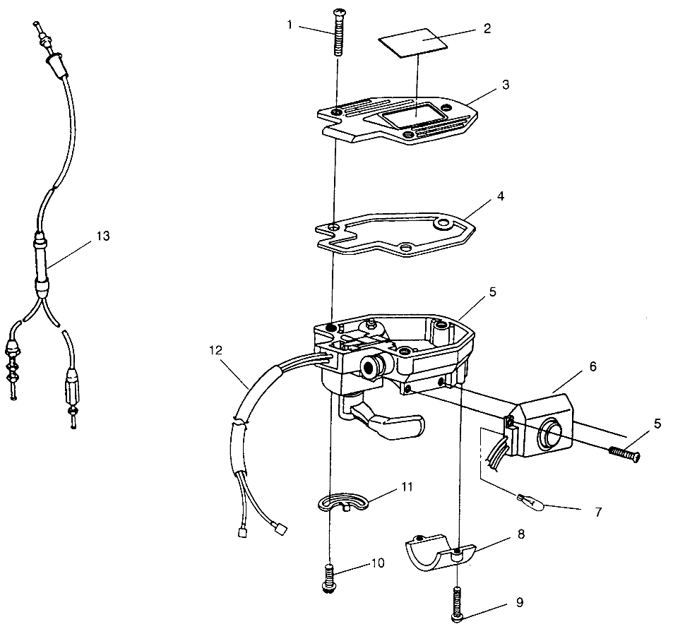 Part Number : 2010158 THROTTLE CONTROL ASM