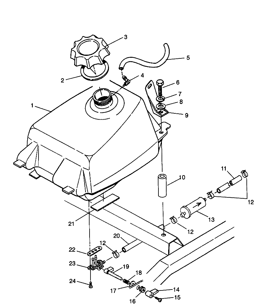 Part Number : 5411296 FUEL LINE  3/16 IN