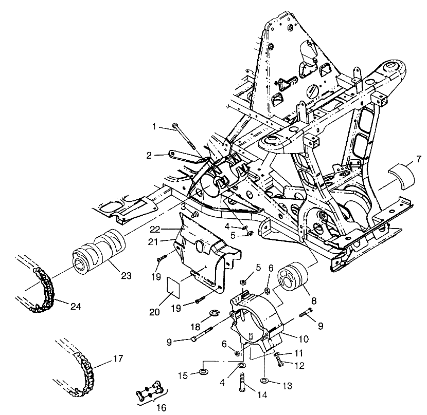 Foto diagrama Polaris que contem a peça 5222270-067