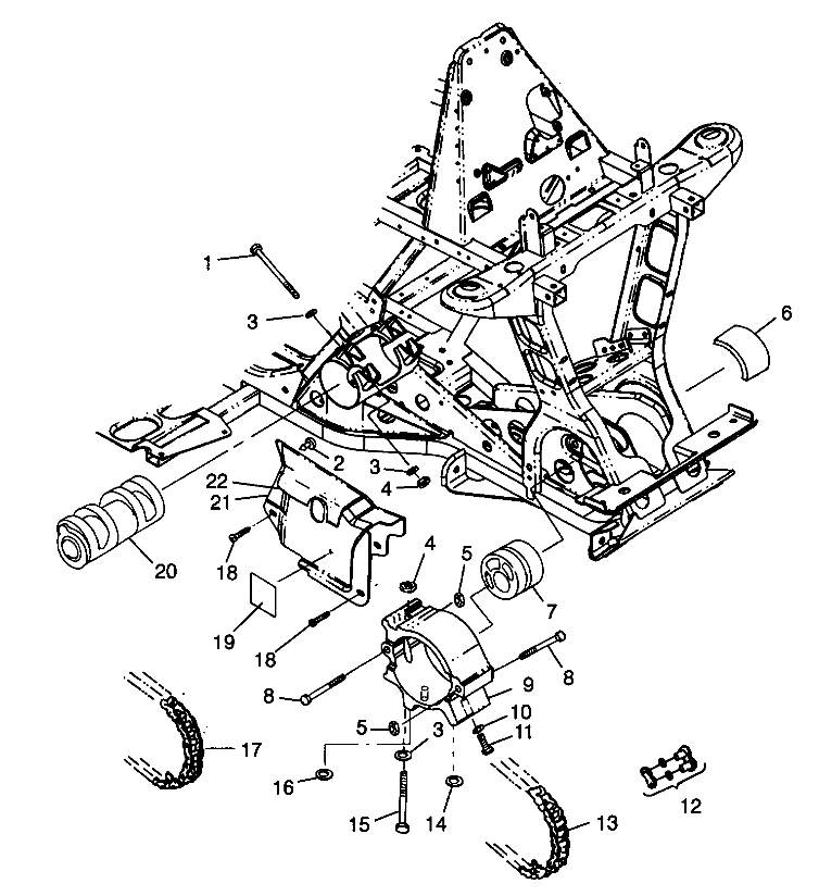 Foto diagrama Polaris que contem a peça 3224044