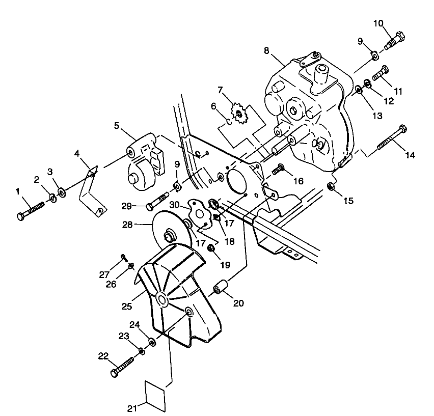 GEARCASE/BRAKE