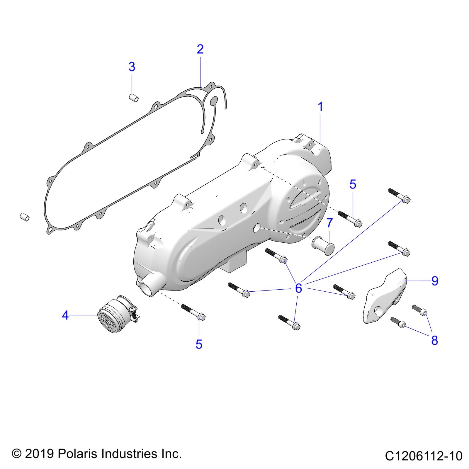Part Number : 3023893 GASKET COVER CRANKCASE LH