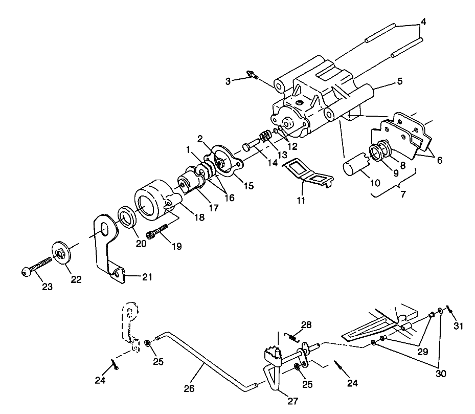 Foto diagrama Polaris que contem a peça 5240901