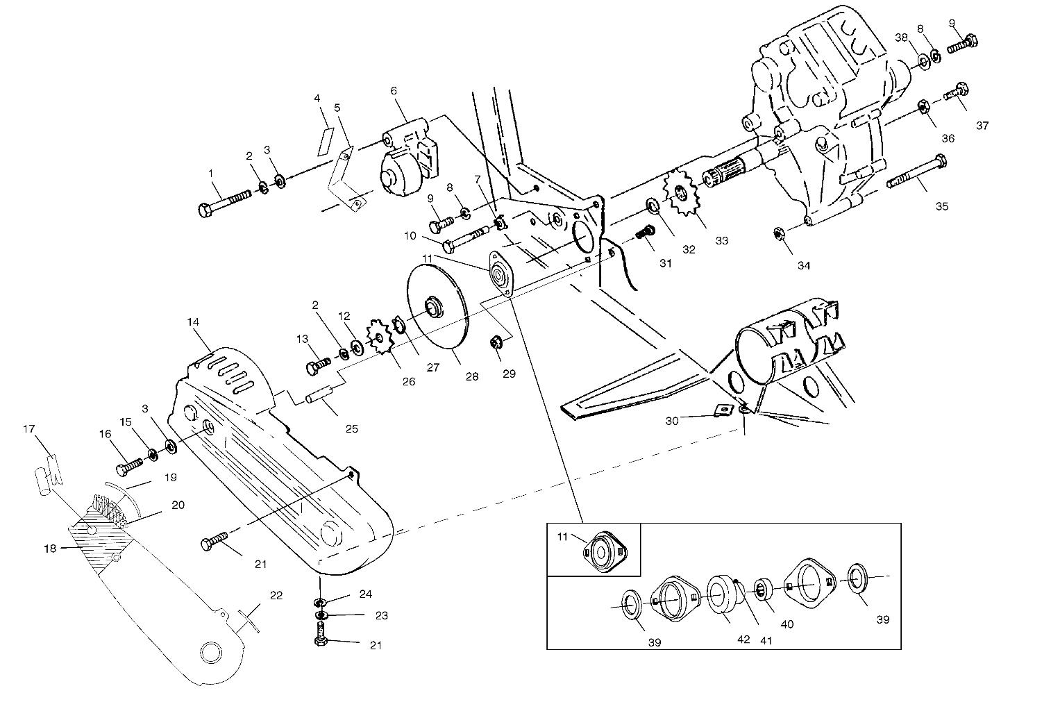 Foto diagrama Polaris que contem a peça 3221058