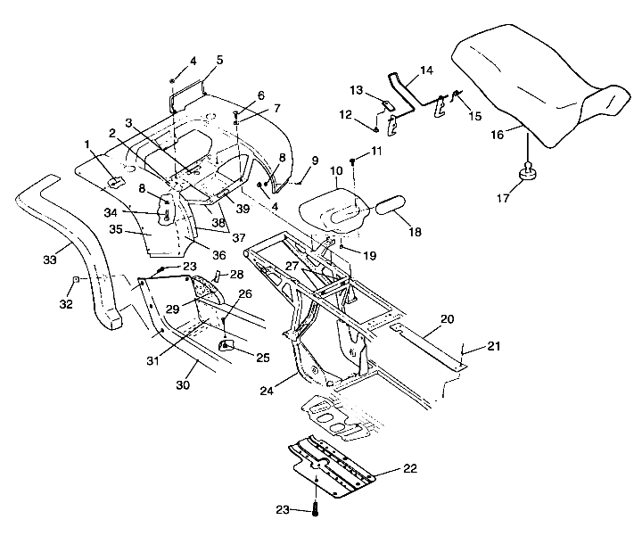 Part Number : 2682441-143 SEAT LT GRAY