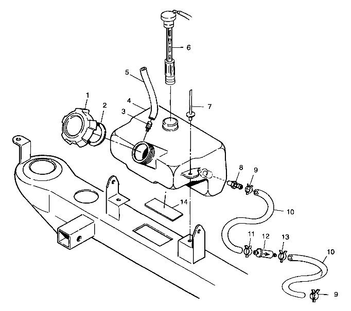 Foto diagrama Polaris que contem a peça 5431066