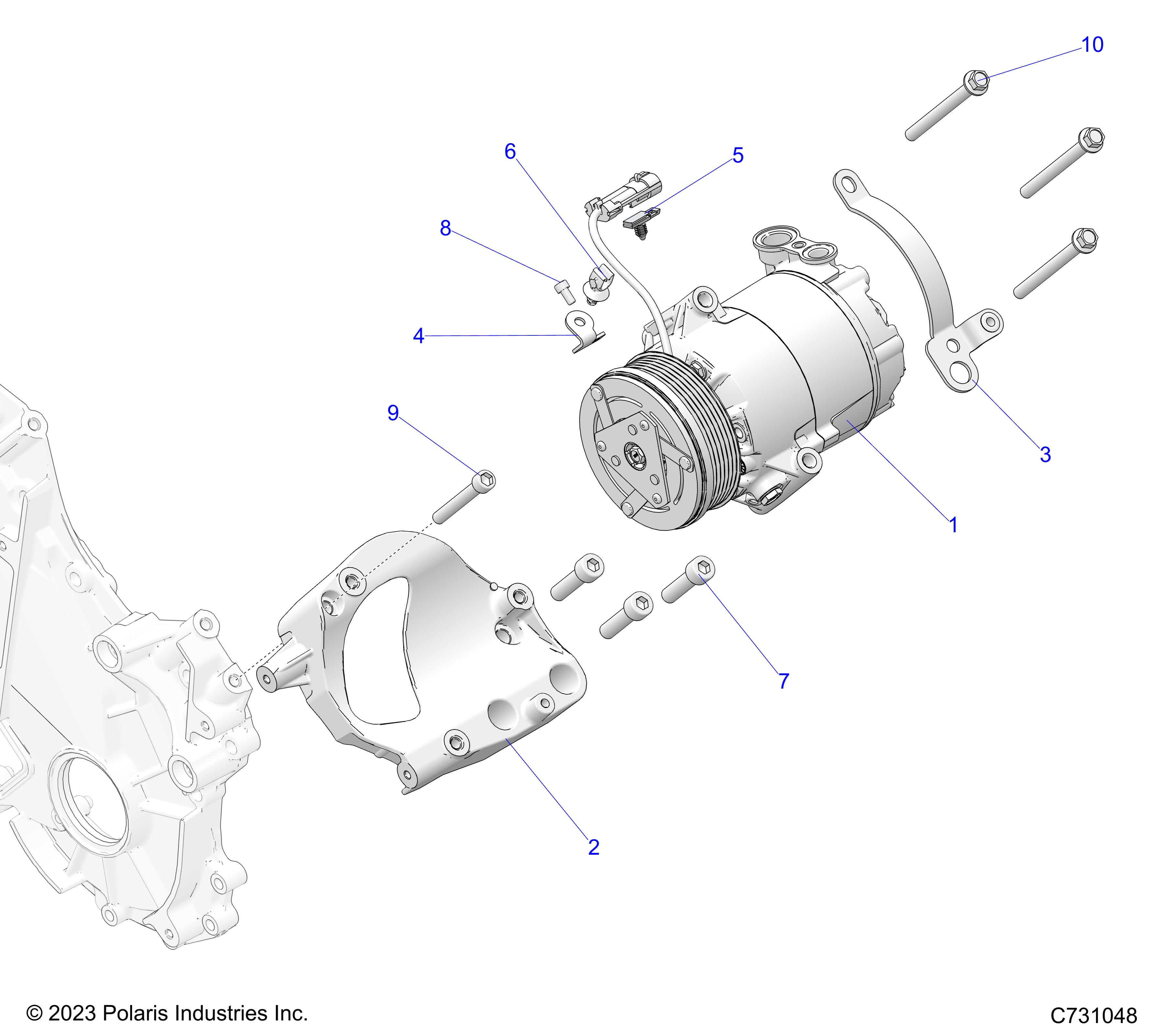 Foto diagrama Polaris que contem a peça 5143649