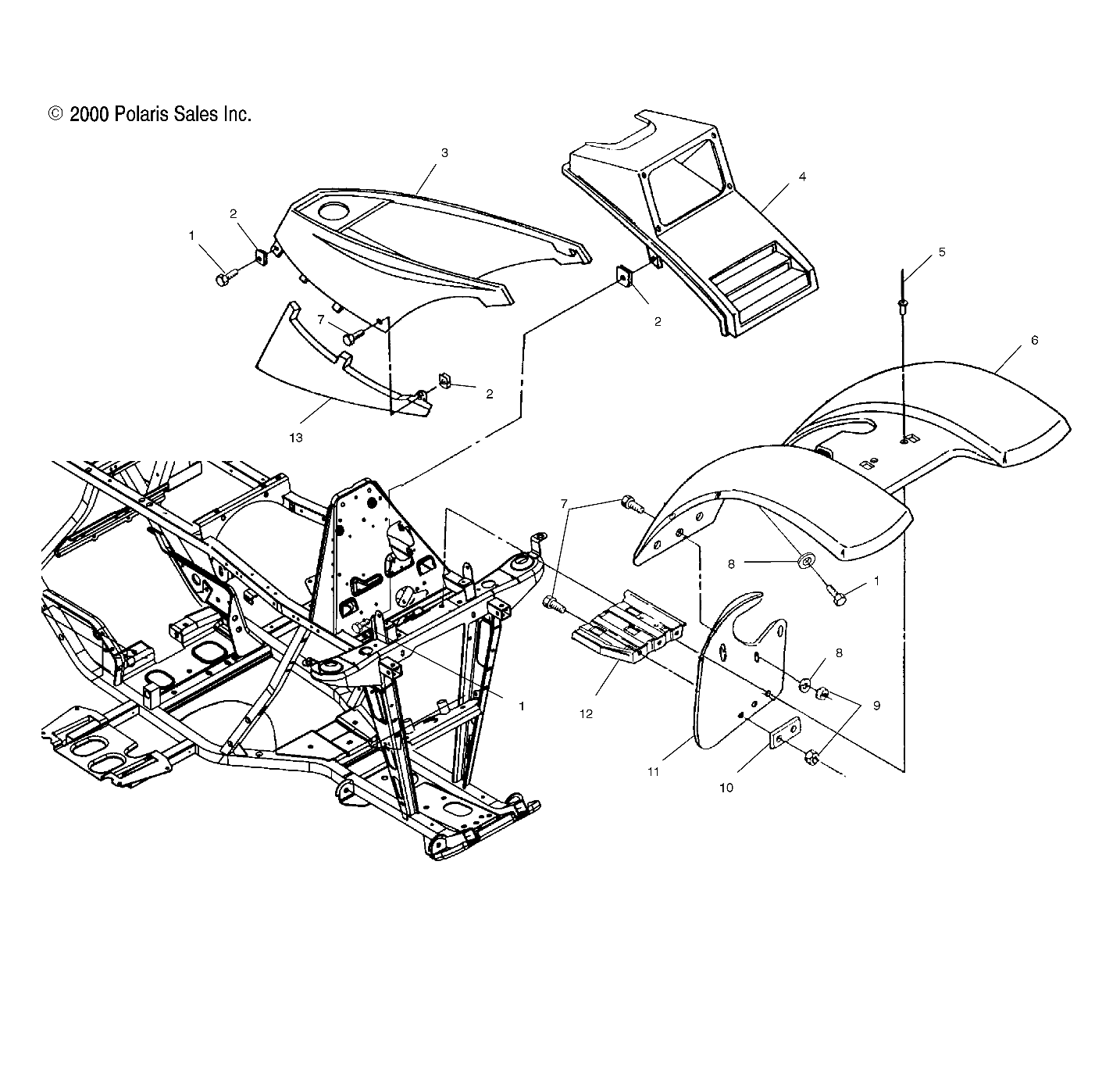 Part Number : 5811946 MUDFLAP-FRONT LH