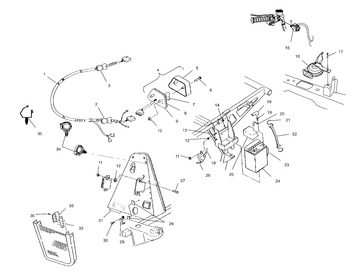 Foto diagrama Polaris que contem a peça 2460829