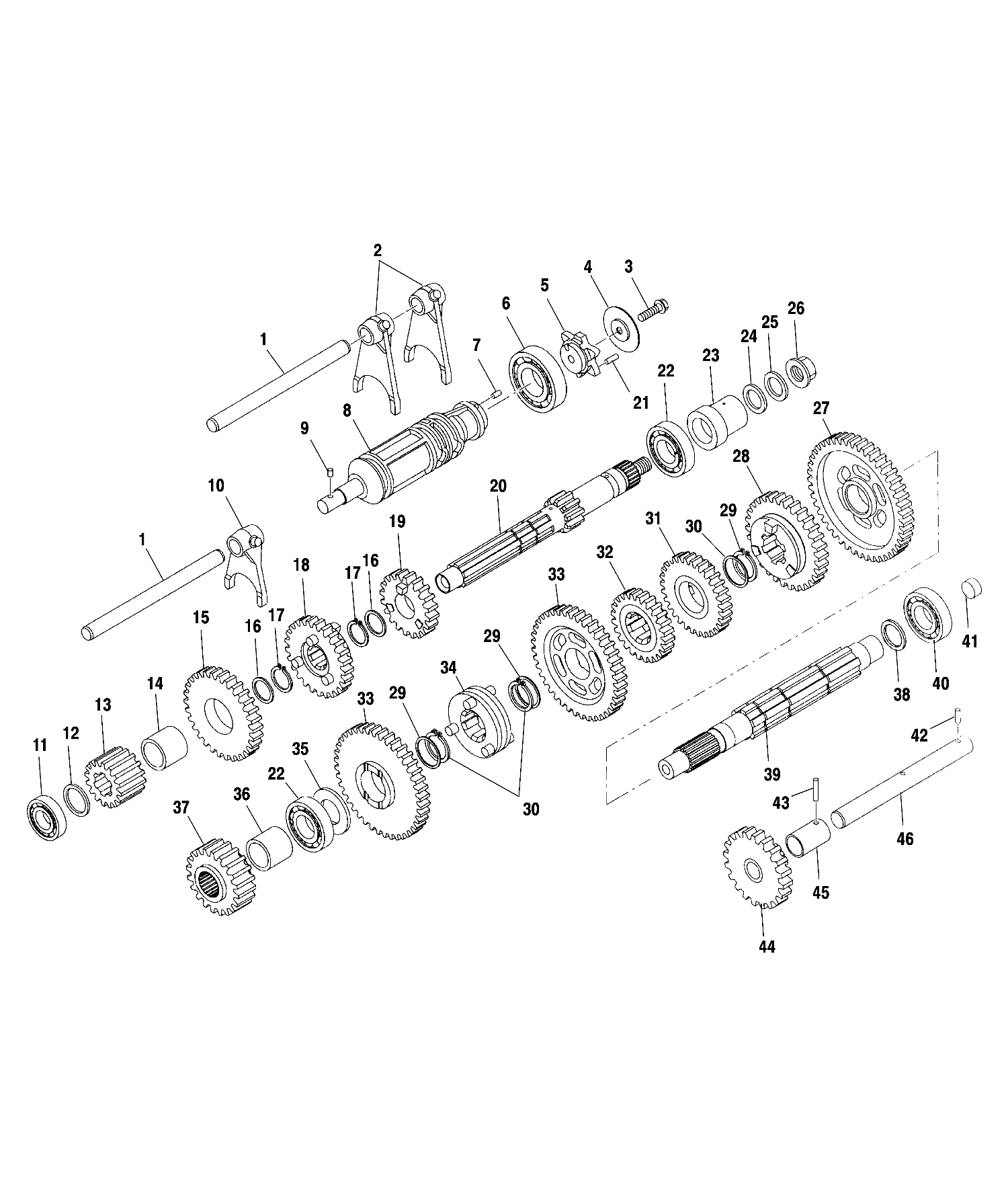 Part Number : 3086938 SHIFT DRUM ASM