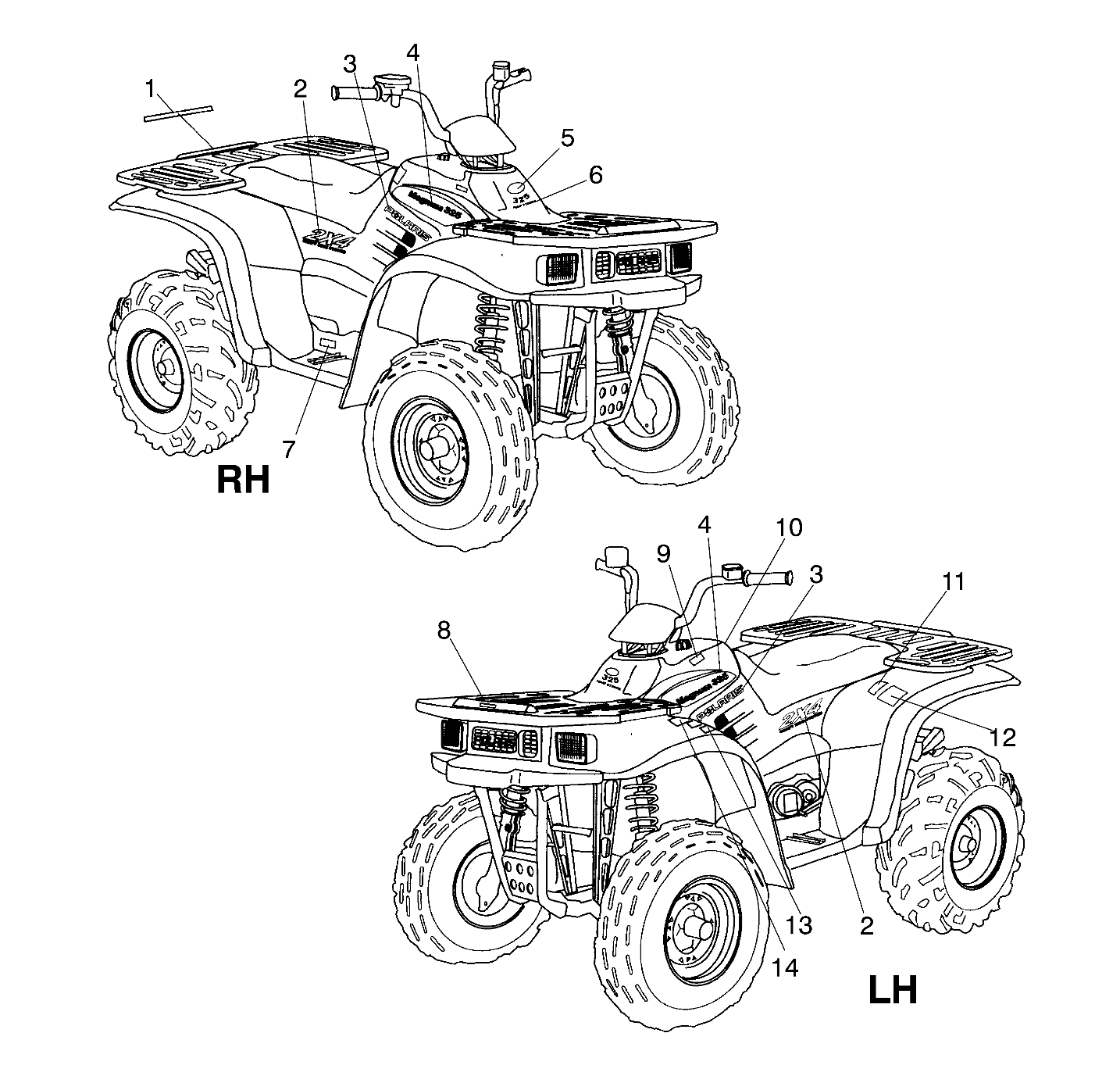 Part Number : 7078908 DECAL-TANK SIDE  LH