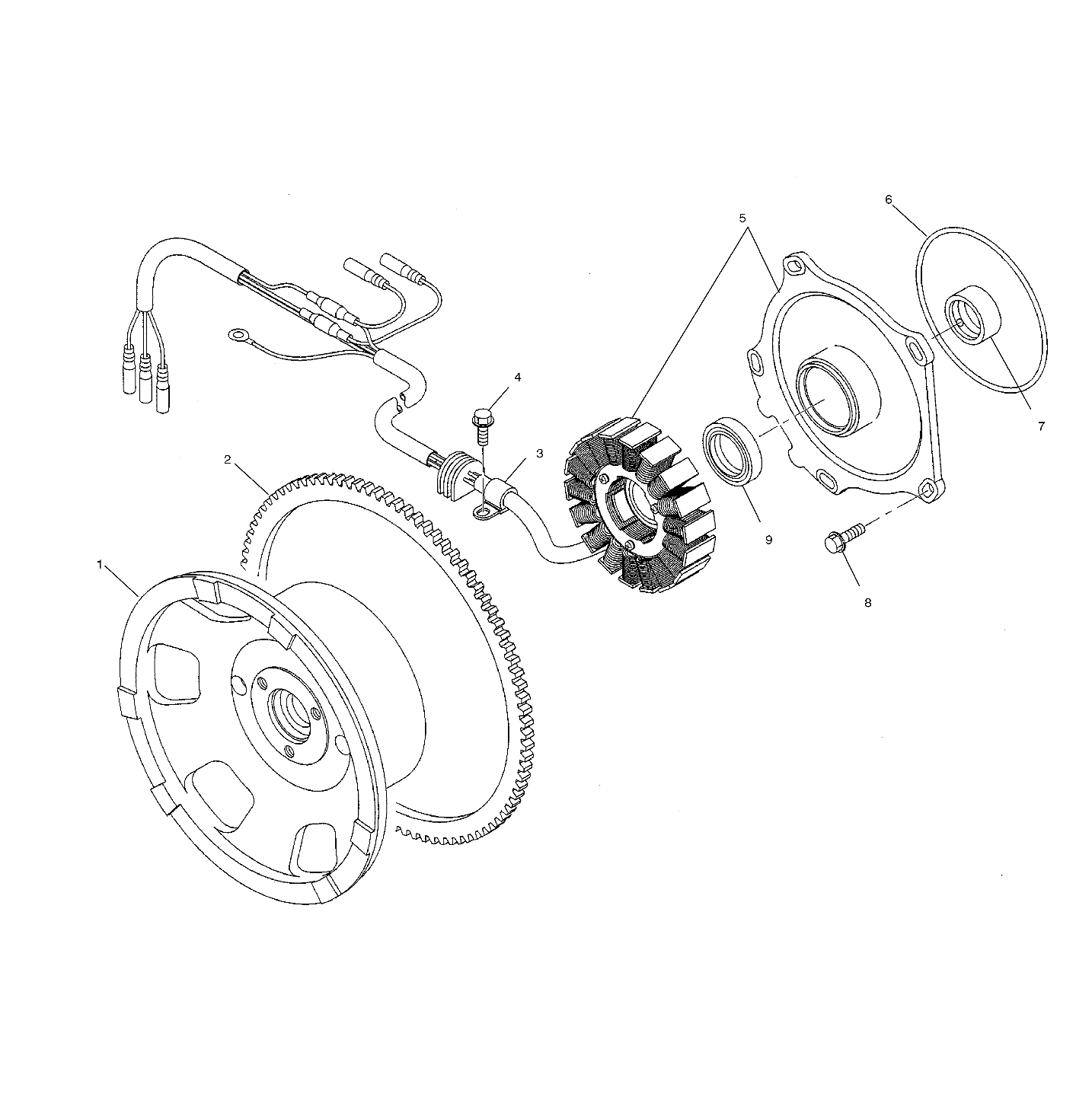 Foto diagrama Polaris que contem a peça 3083391