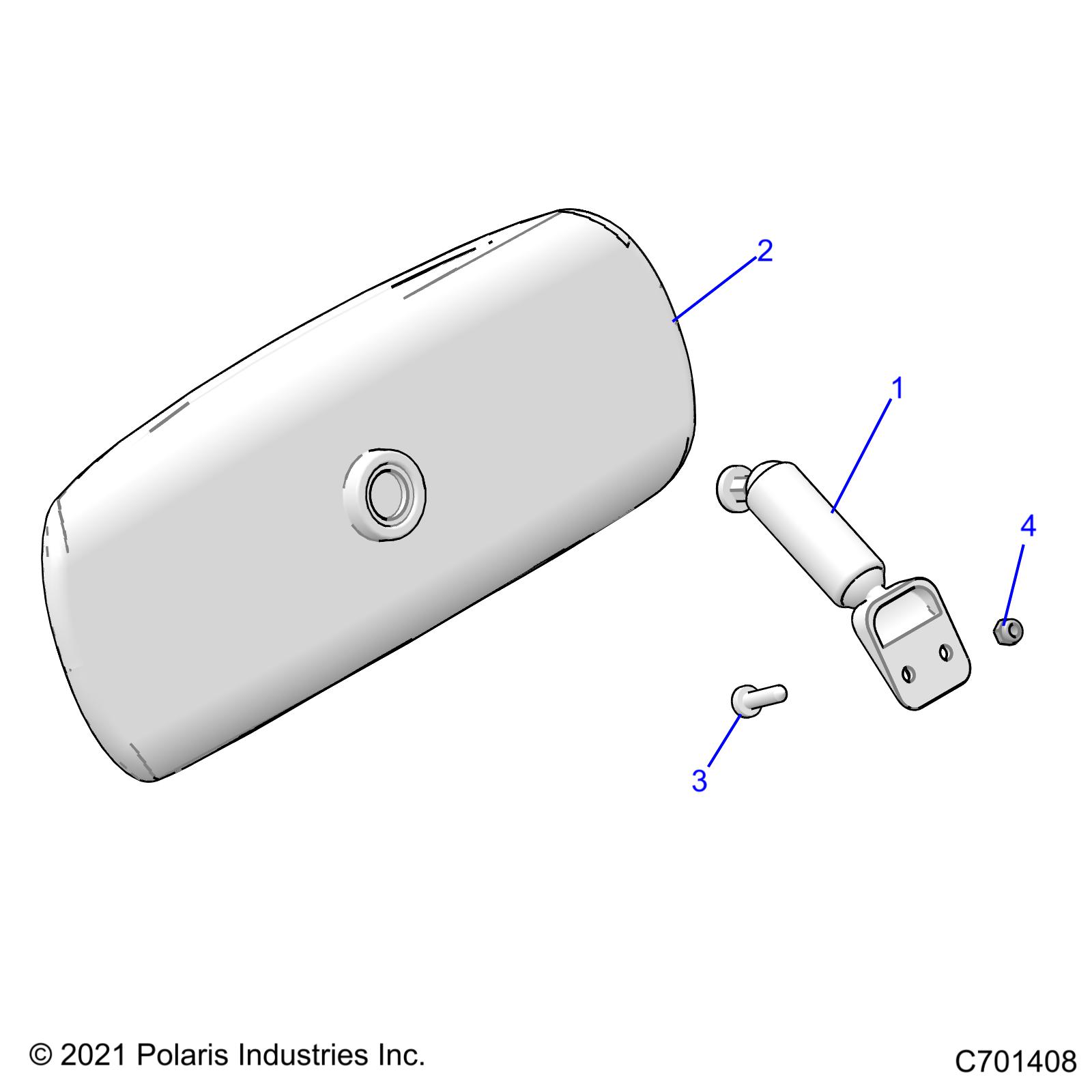 Foto diagrama Polaris que contem a peça 7520162