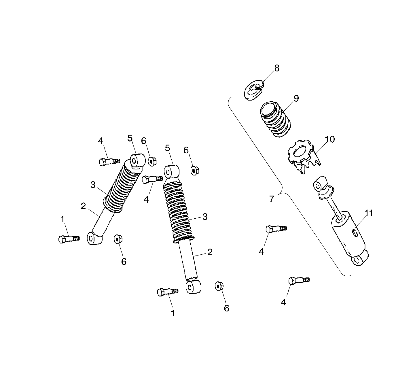 Foto diagrama Polaris que contem a peça 0451071