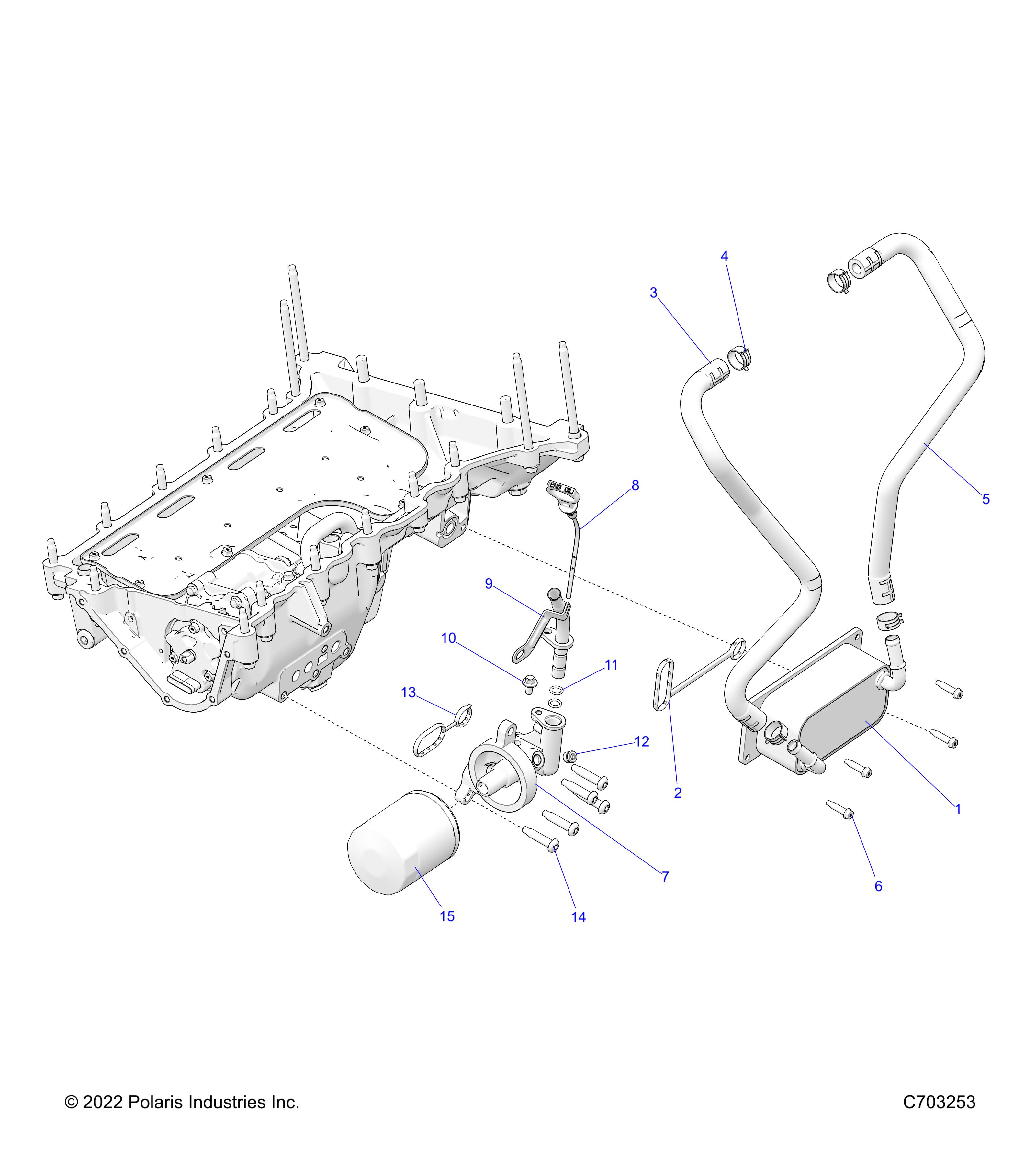 Part Number : 5814676 GASKET-OIL COOLER