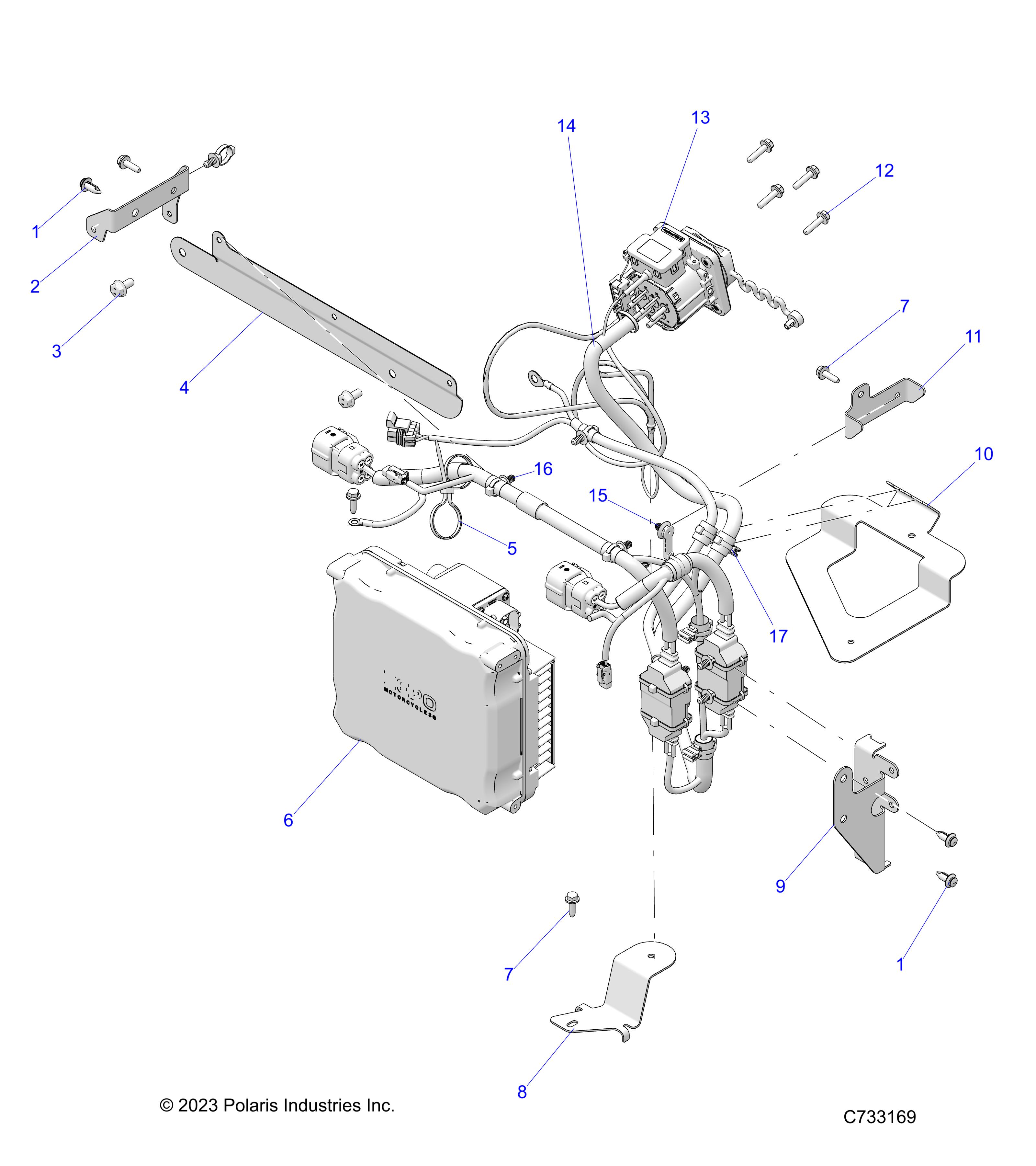 Foto diagrama Polaris que contem a peça 2417613