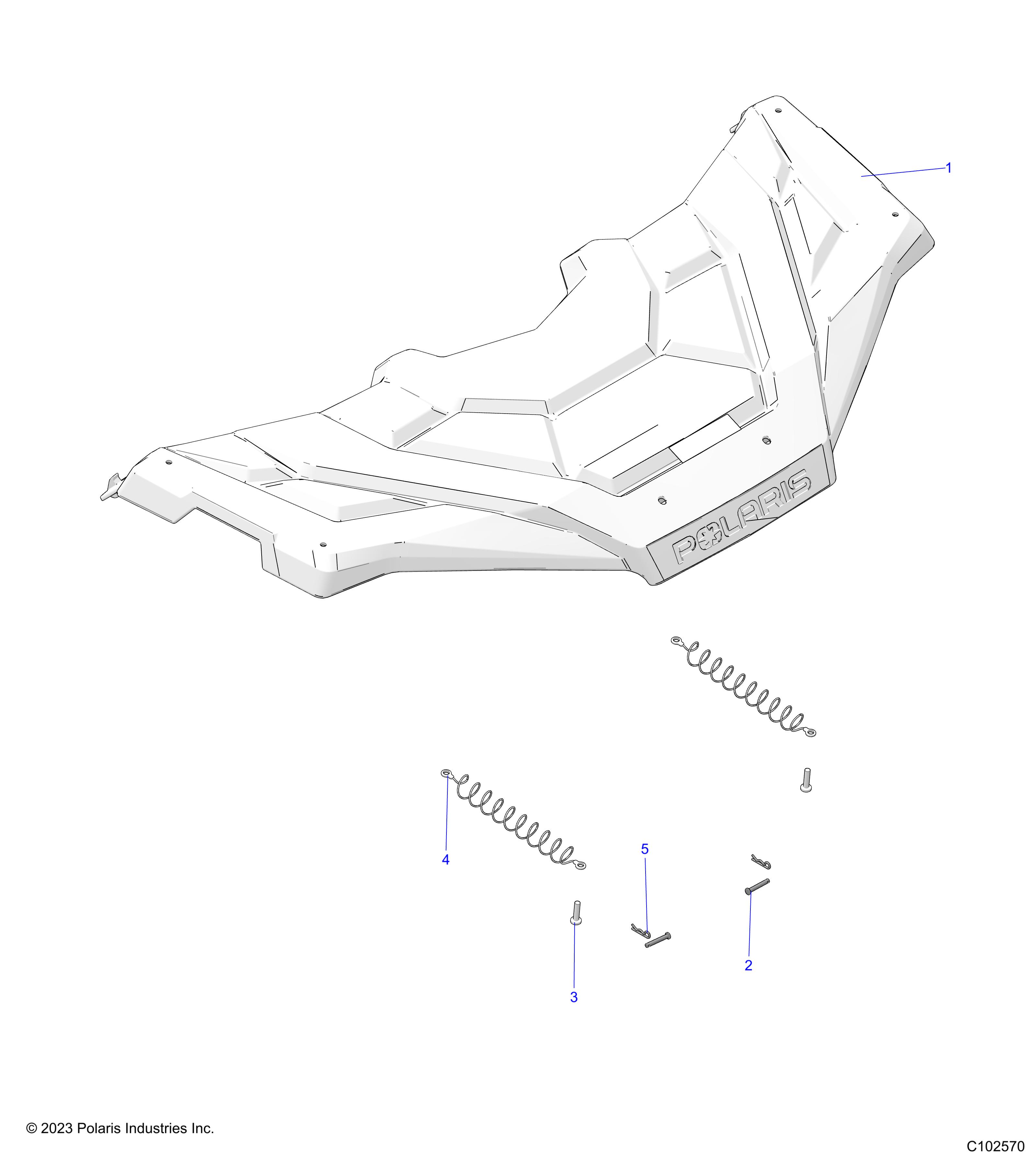 Foto diagrama Polaris que contem a peça 7663092