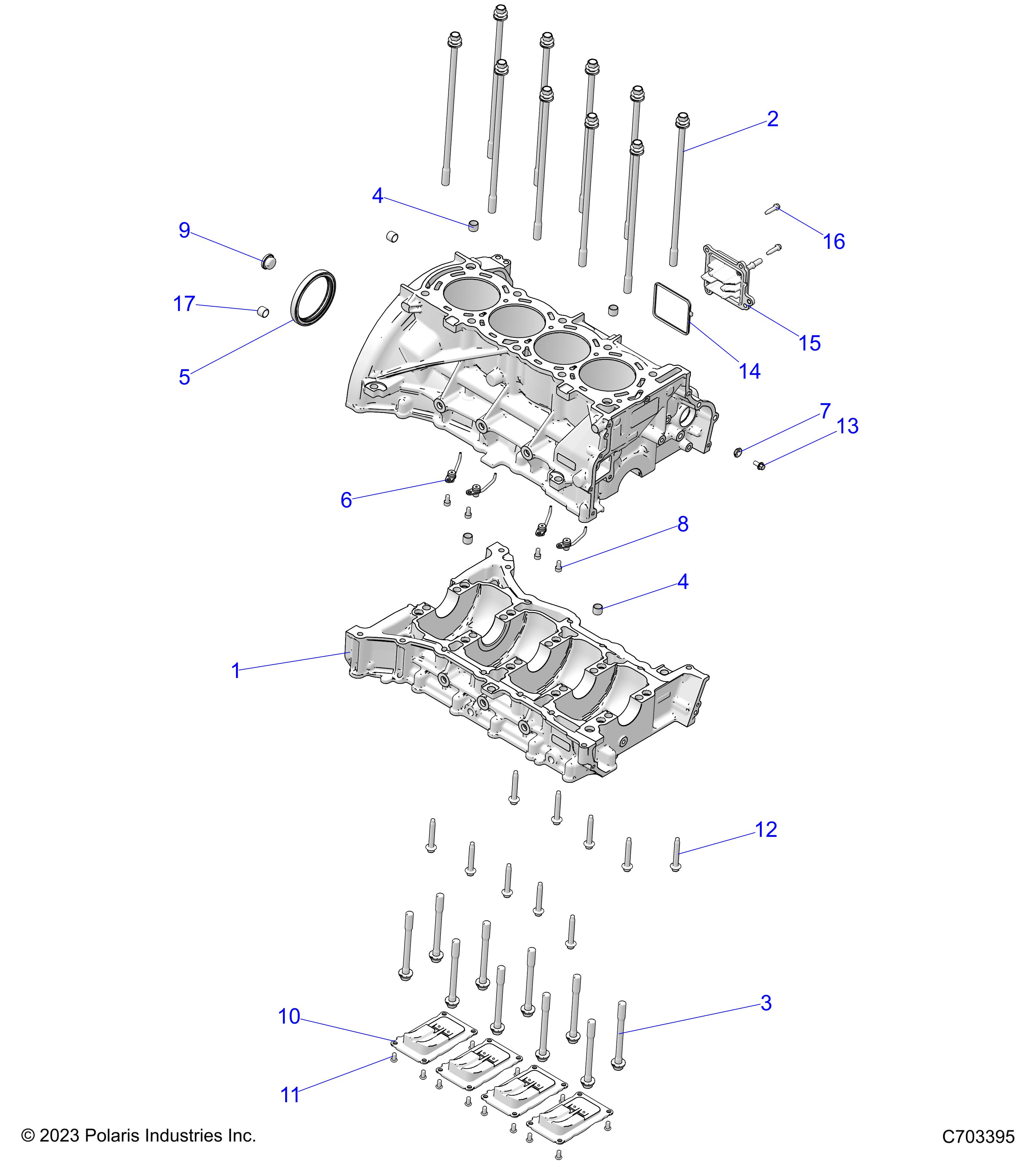 Foto diagrama Polaris que contem a peça 3024115