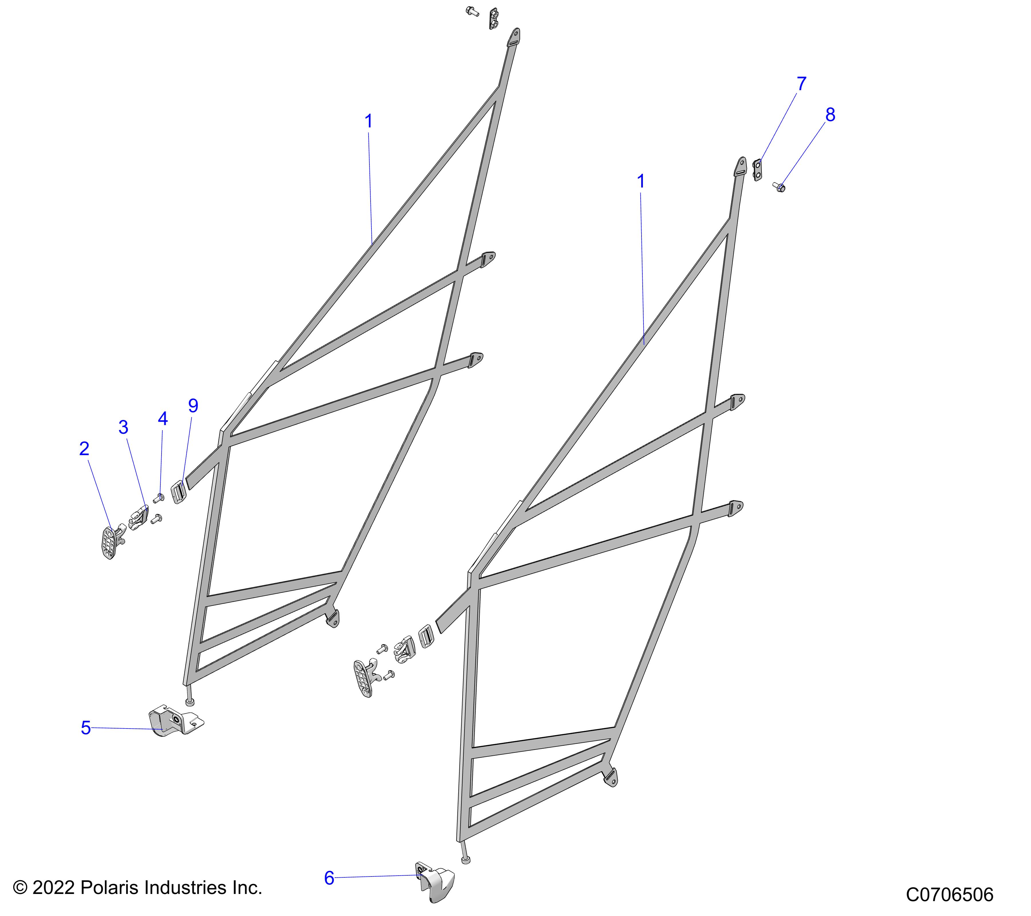 Foto diagrama Polaris que contem a peça 2692770