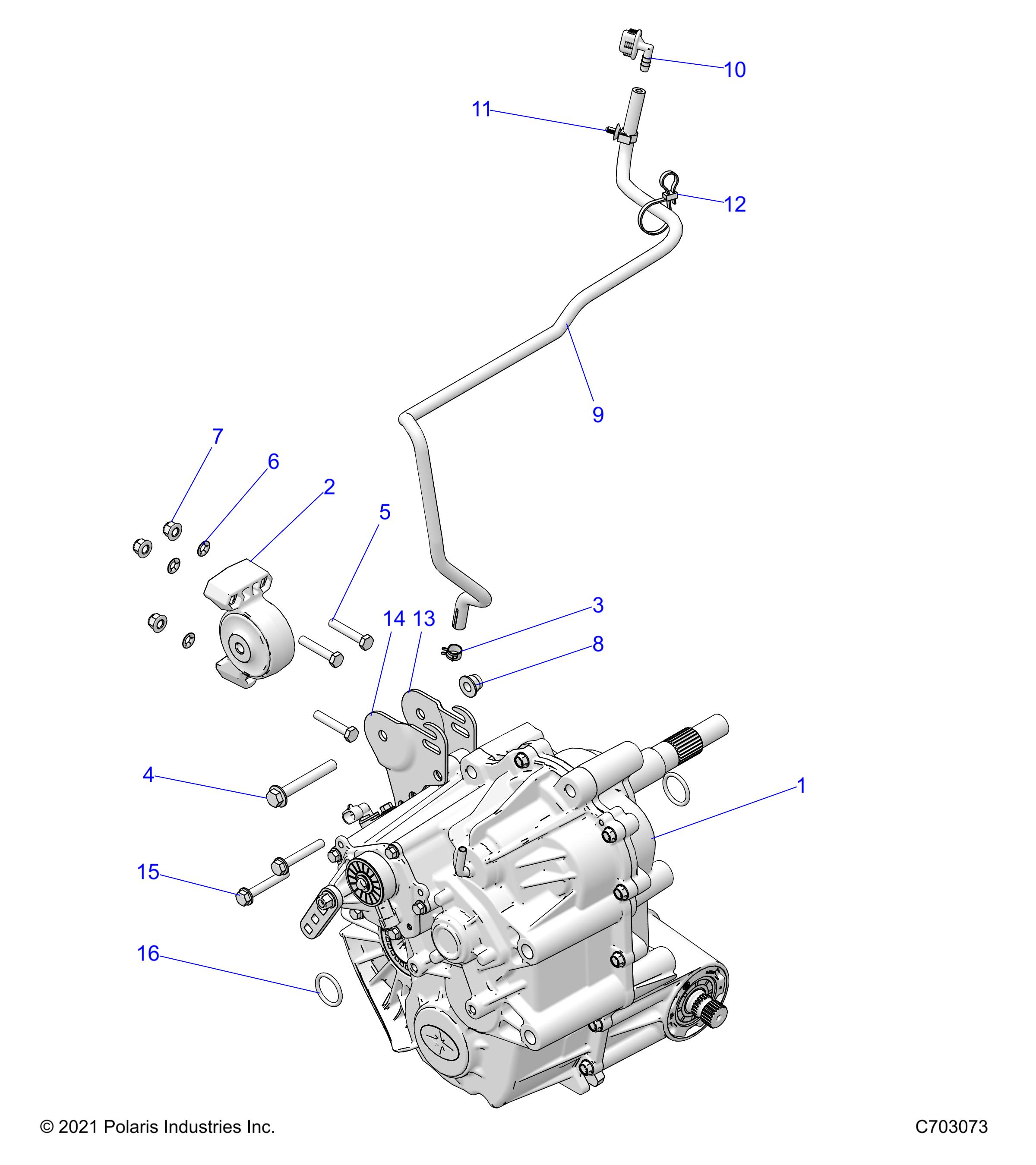 Foto diagrama Polaris que contem a peça 5271321