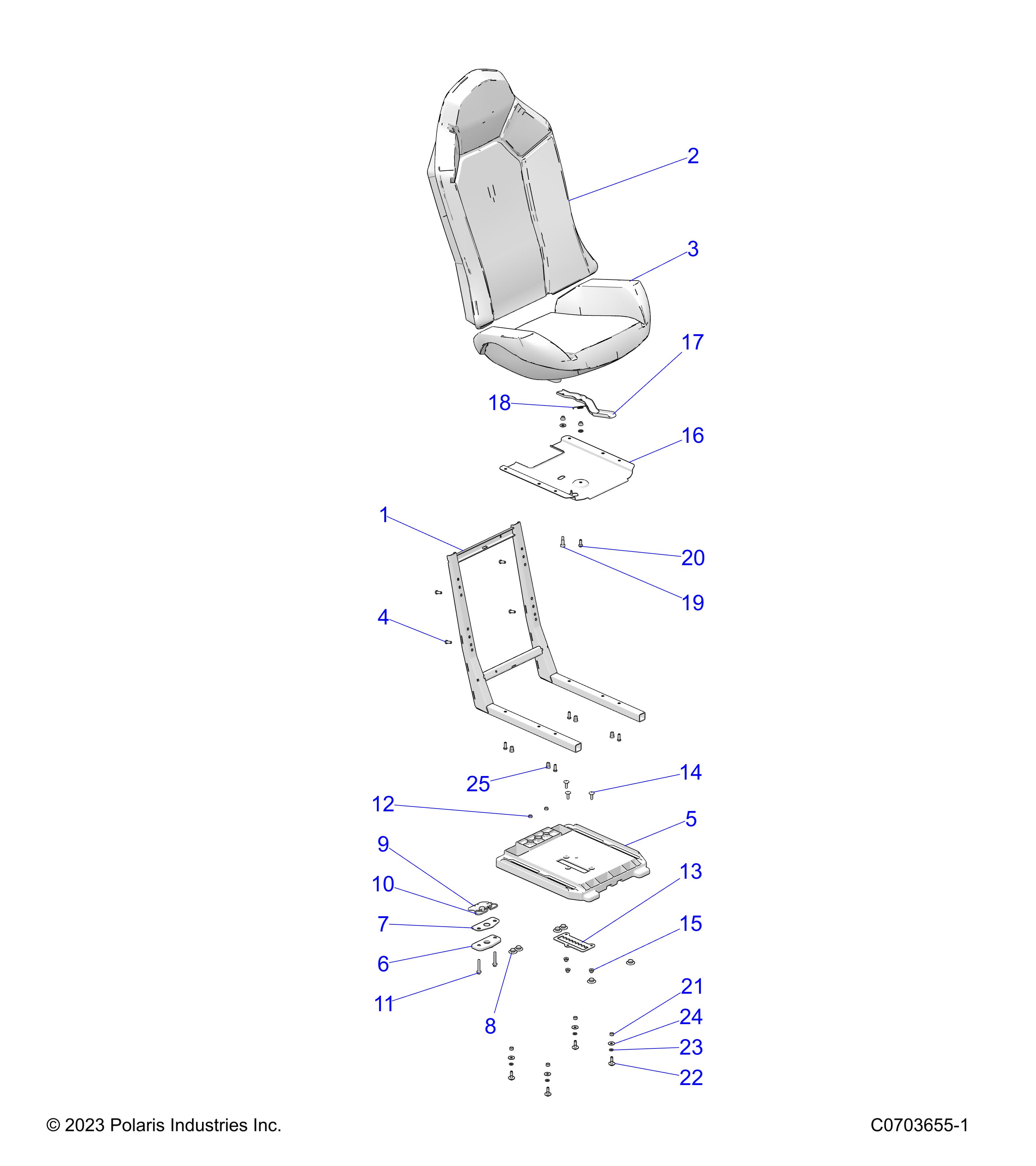 Foto diagrama Polaris que contem a peça 2693360