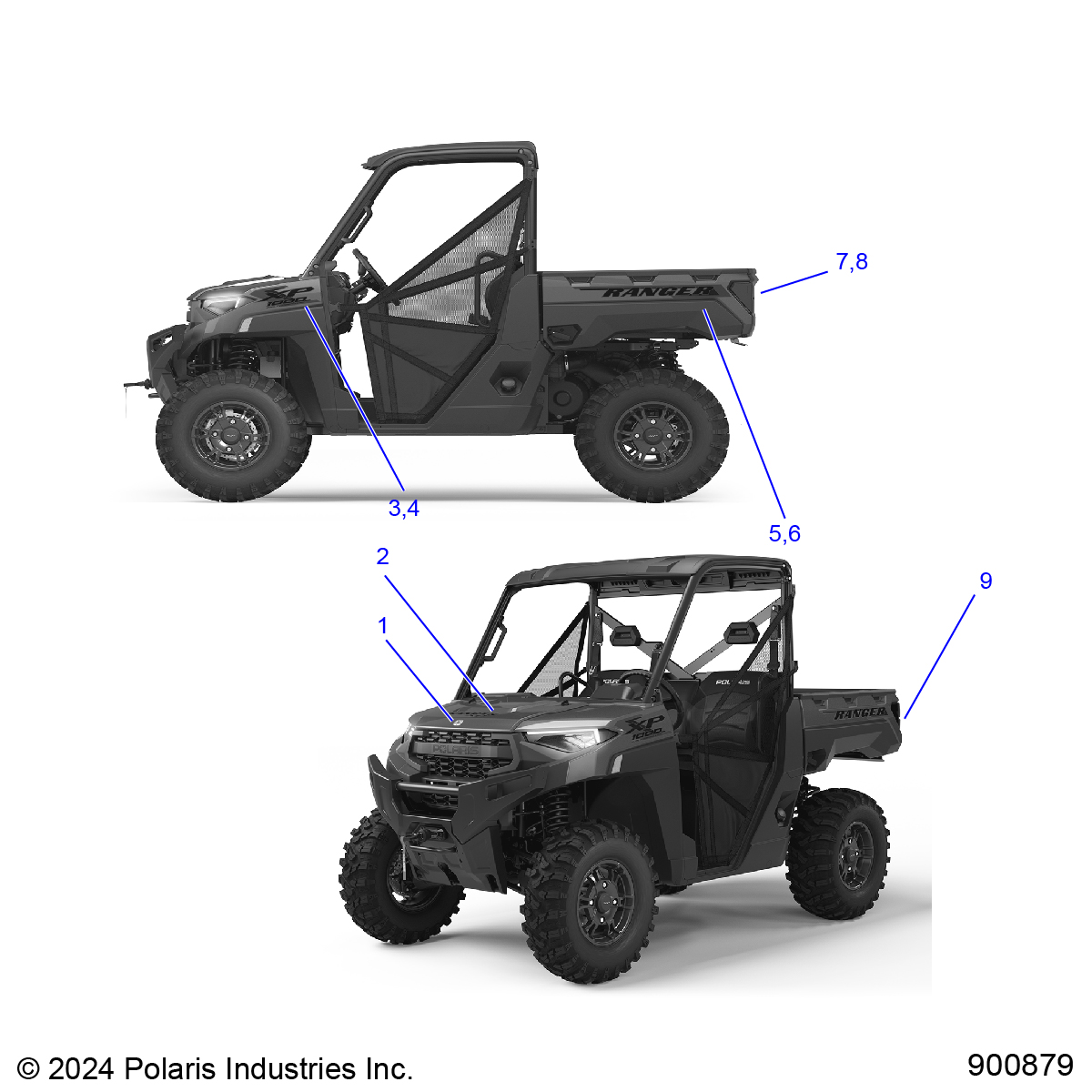 Foto diagrama Polaris que contem a peça 7199901