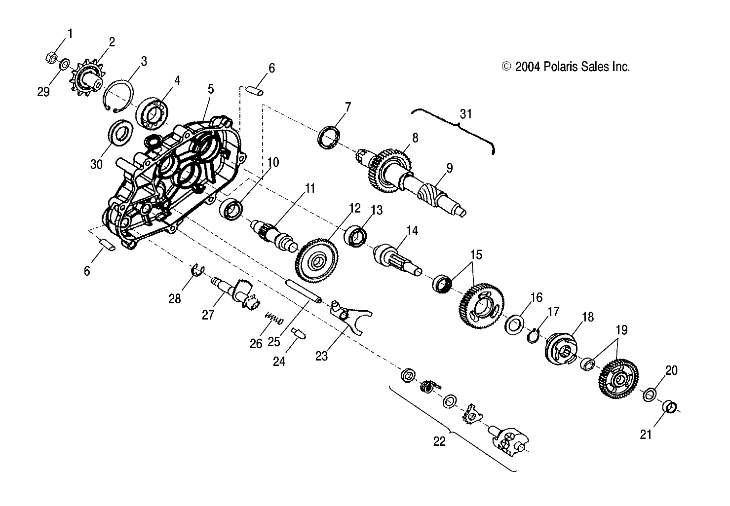 Part Number : 0453312 REVERSE GEAR ASSEMBLY