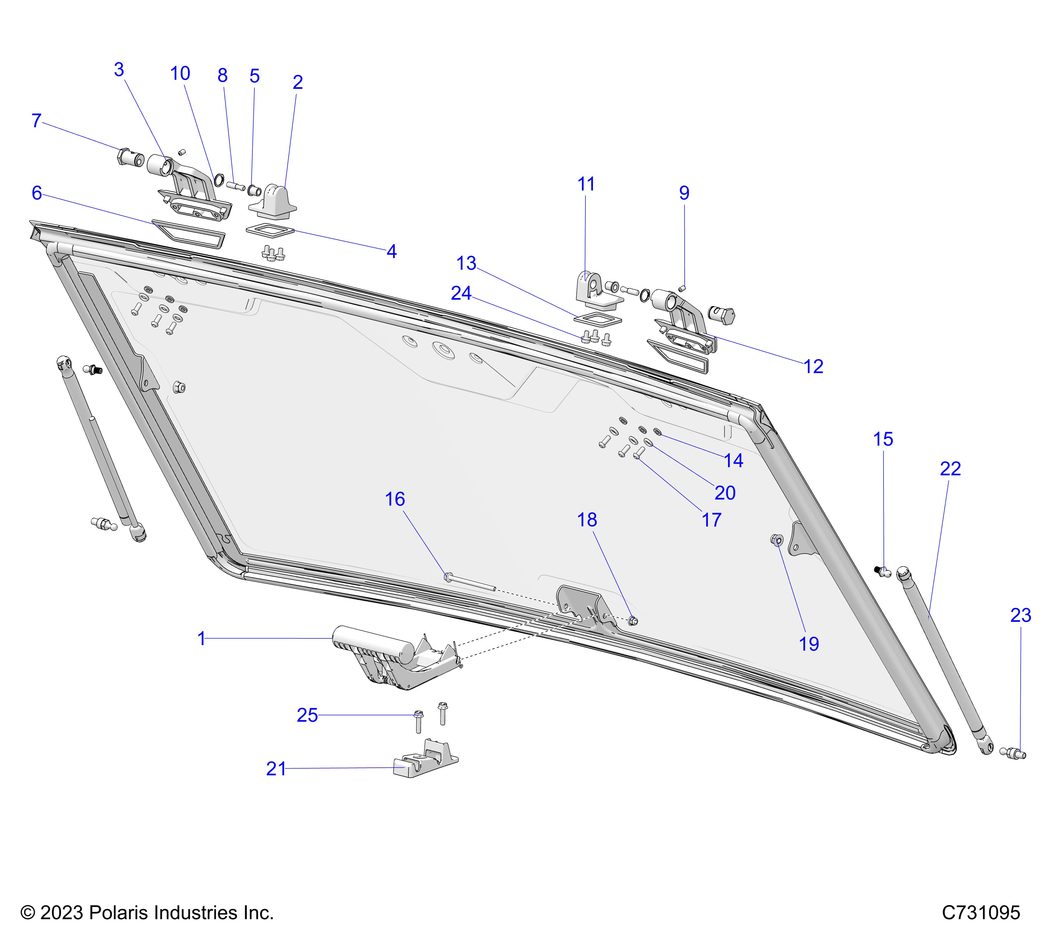 Foto diagrama Polaris que contem a peça 2639726