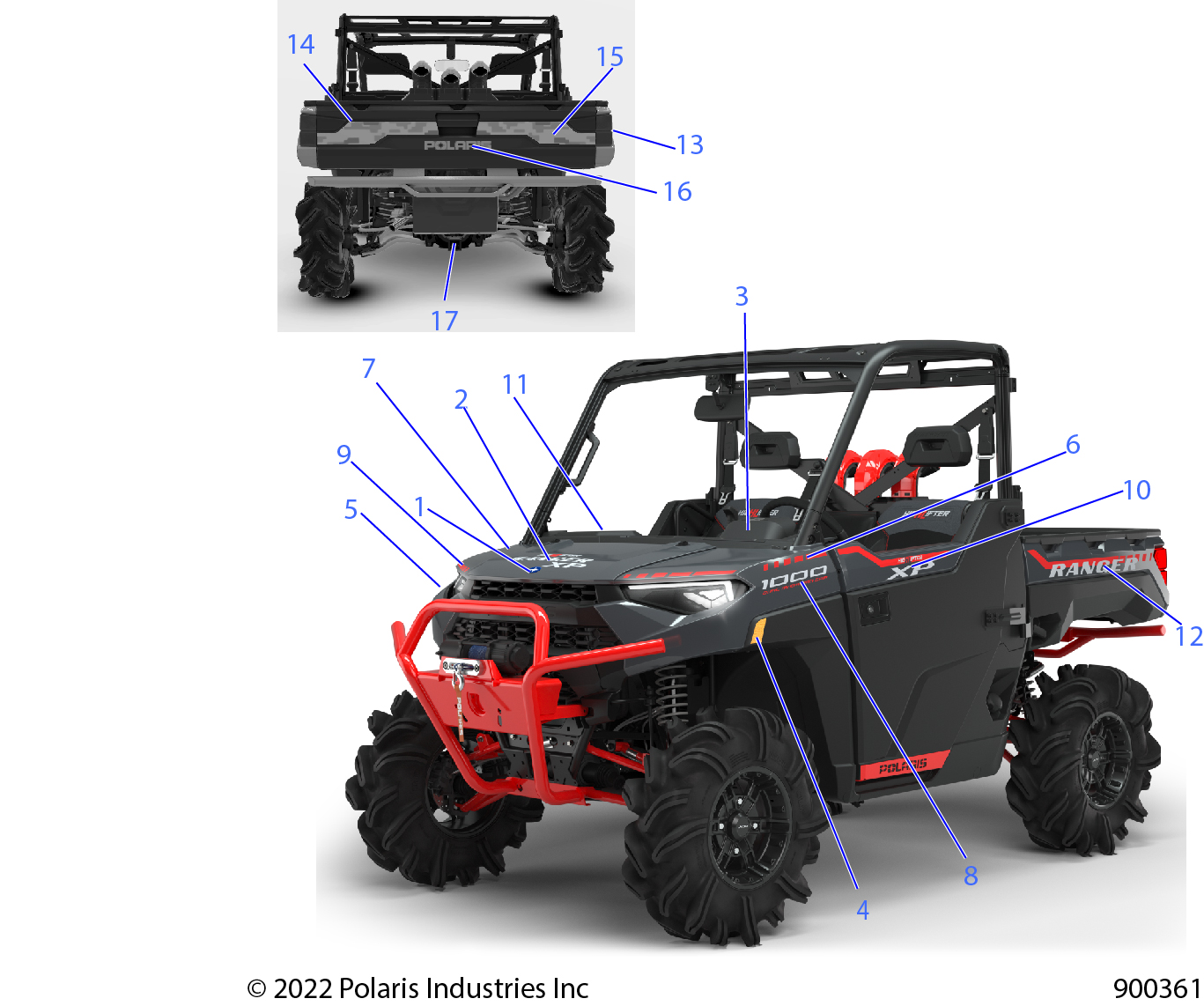 Part Number : 7197136 DECAL-TAILGATE RH