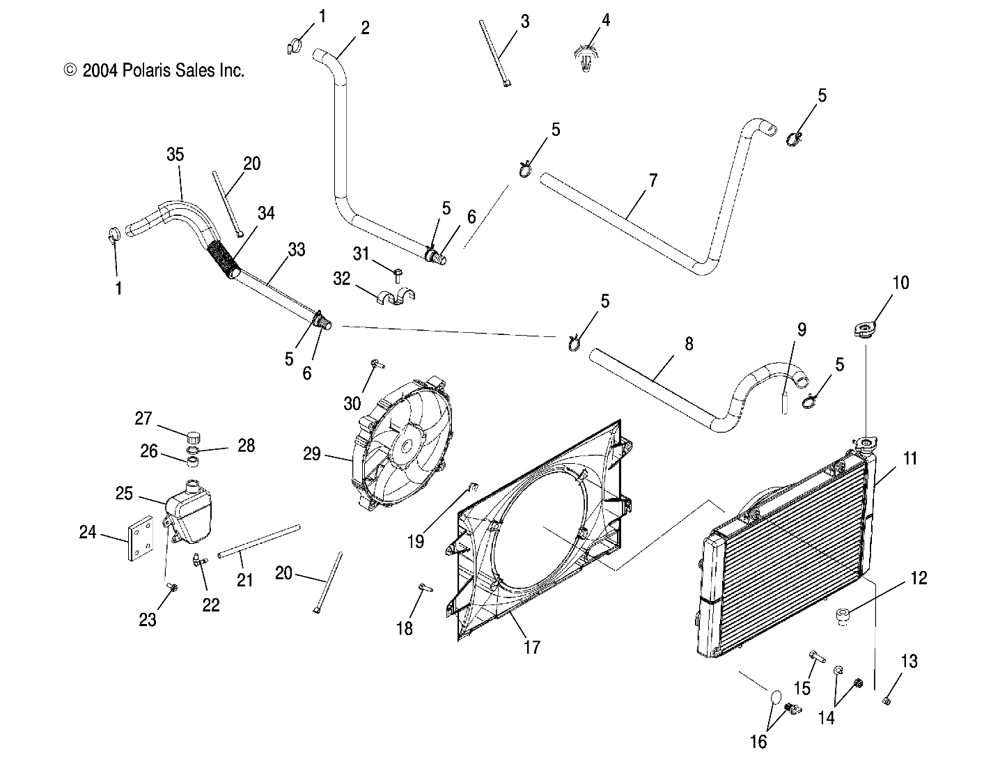 Part Number : 5412808 HOSE-1 IN ID RAD OUTLET