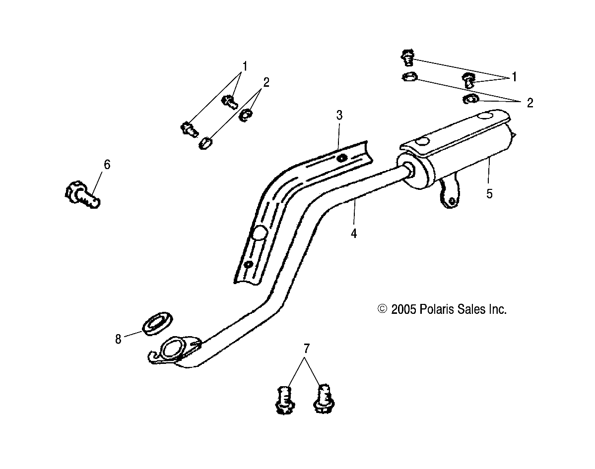 Part Number : 0451738 PROTECTOR-EXHAUST PIPE