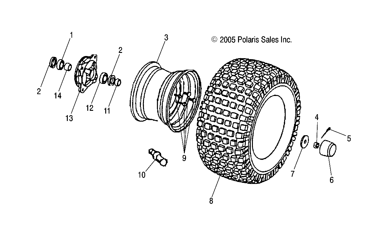 Part Number : 0450870 TIRE