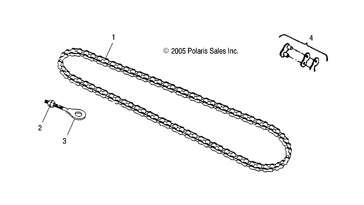 Part Number : 0453888 CHAIN ASSEMBLY  DRIVE  PREDATO